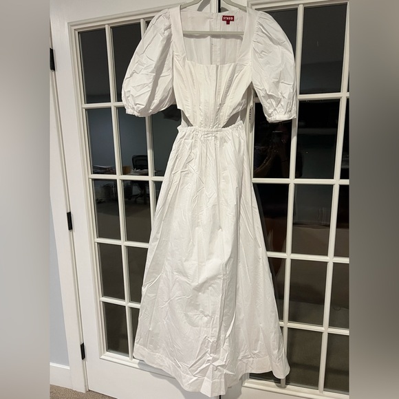 NWT Staud Astro Dress in White - Picture 7 of 9